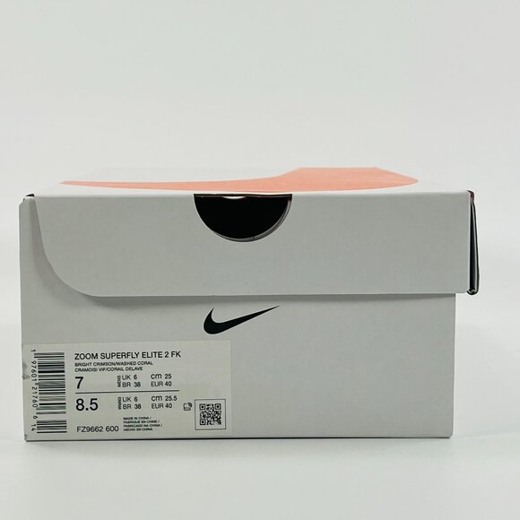Nike Zoom Superfly Elite 2 \'Bright Crimson\' FZ9662-600 Track Multi Size main image 6